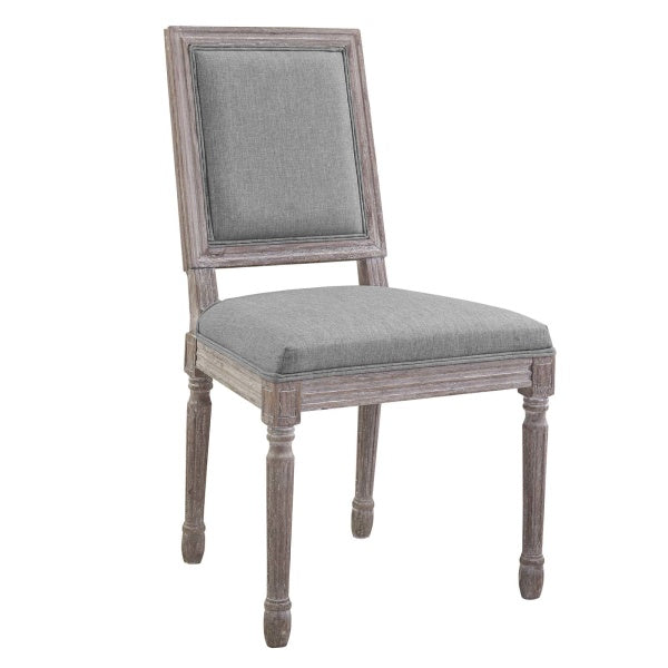 Court Vintage French Upholstered Fabric Dining Side Chair by Modway