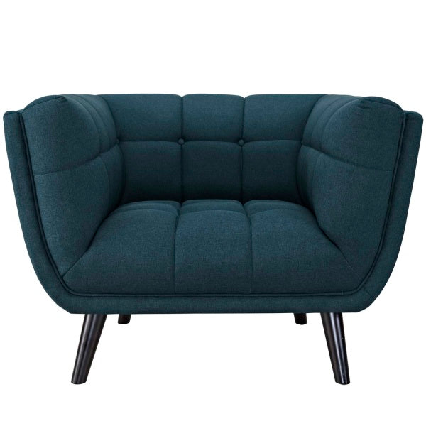 Bestow Upholstered Fabric Armchair | Polyester by Modway