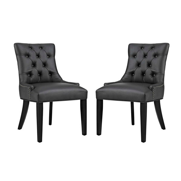 Regent Dining Side Chair Vinyl Set of 2 By Modway