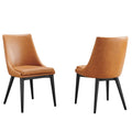 Viscount Dining Side Chair Vinyl Set of 2 By Modway