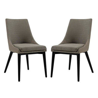 Viscount Dining Side Chair Fabric Set of 2 By Modway