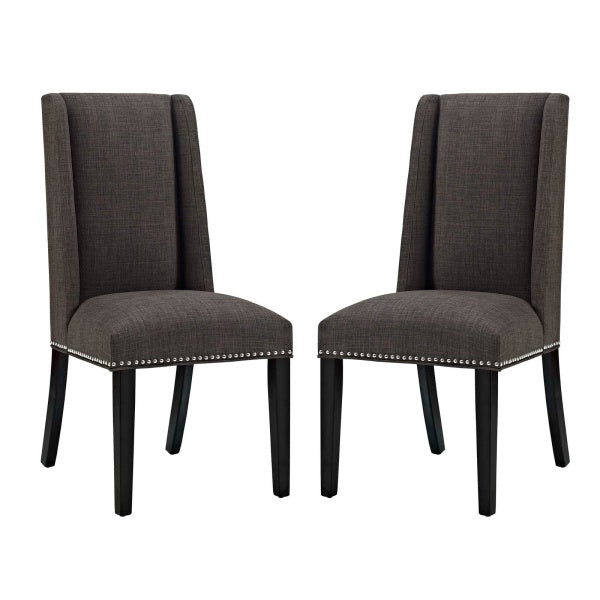 Baron Dining Chair Fabric Set of 2 By Modway