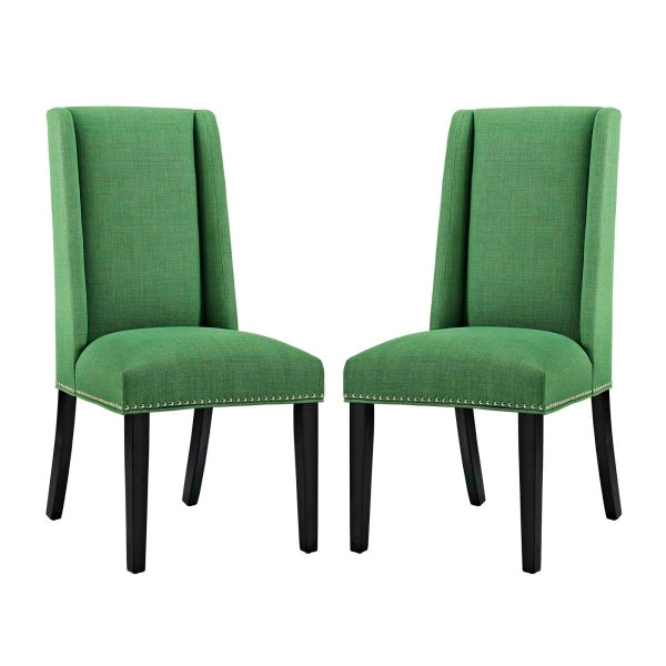 Baron Dining Chair Fabric Set of 2 By Modway