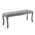 Regal Vintage French Upholstered Fabric Bench by Modway