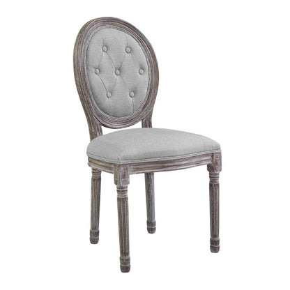 Arise Vintage French Upholstered Fabric Dining Side Chair by Modway