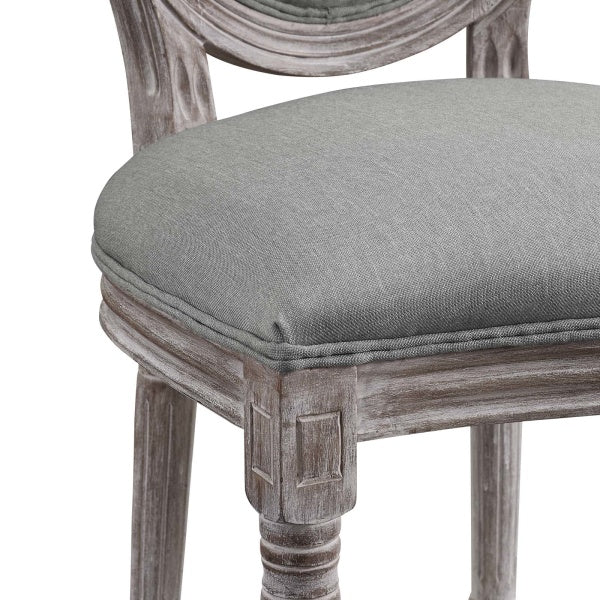 Arise Vintage French Upholstered Fabric Dining Side Chair by Modway