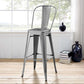 Promenade Metal Bar Side Stool by Modway