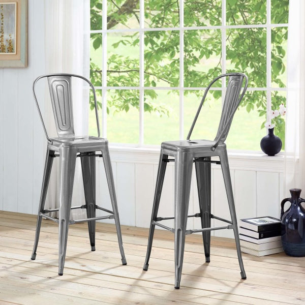 Promenade Metal Bar Side Stool by Modway