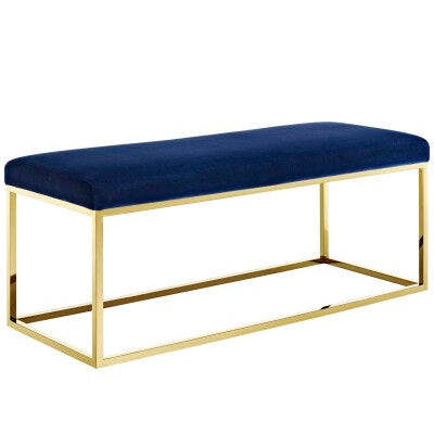 Anticipate Fabric Bench | Polyester by Modway