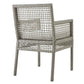 Aura Outdoor Patio Wicker Rattan Dining Armchair by Modway