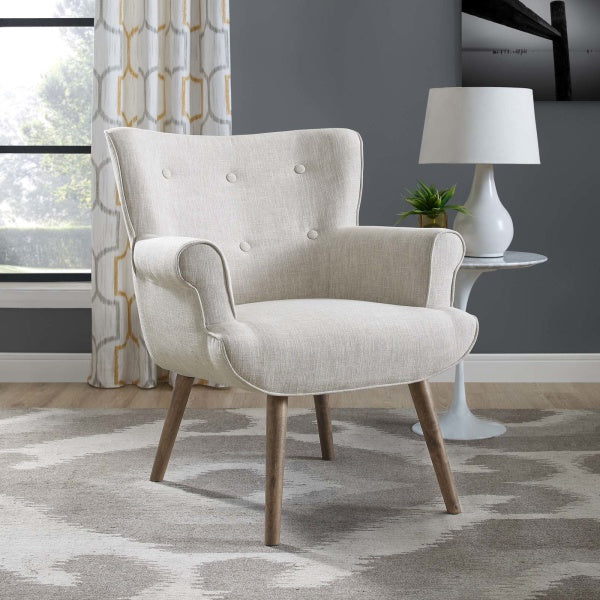 Cloud Upholstered Armchair | Polyester by Modway