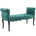Adelia Chesterfield Style Button Tufted Performance Velvet Bench | Polyester by Modway
