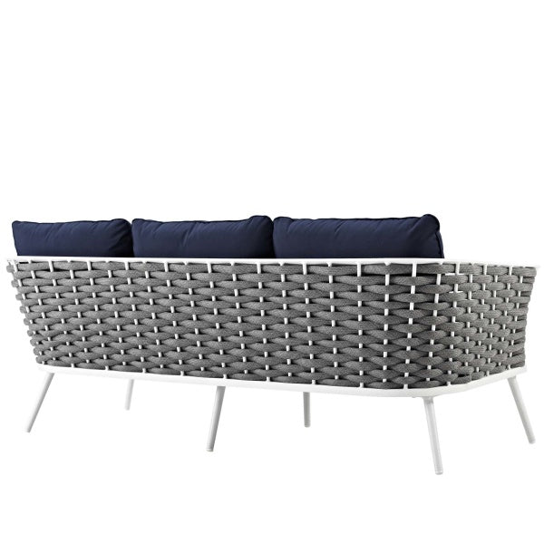 Stance Outdoor Patio Aluminum Sofa | Polyester by Modway