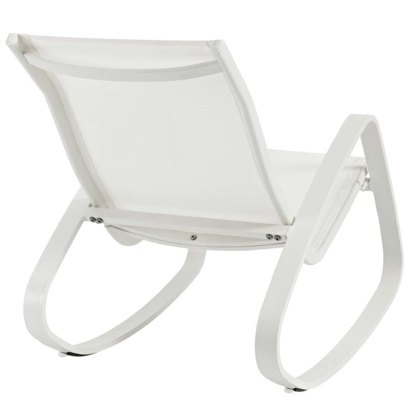 Traveler Rocking Outdoor Patio Mesh Sling Lounge Chair by Modway