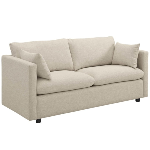 Activate Upholstered Fabric Sofa | Polyester by Modway