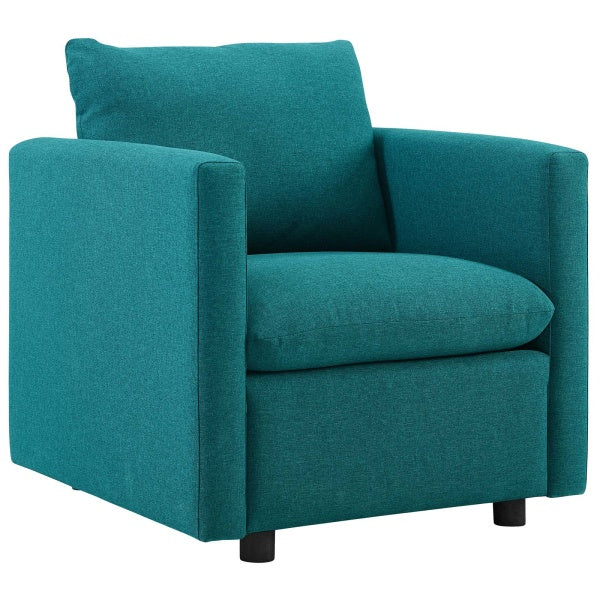 Activate Upholstered Fabric Armchair | Polyester by Modway