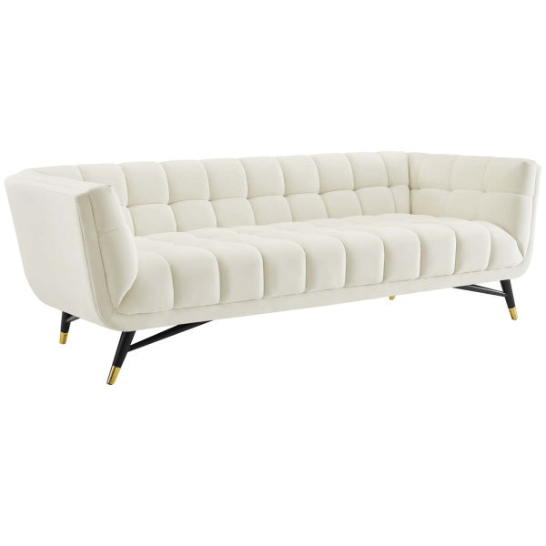 Adept Upholstered Velvet Sofa | Polyester by Modway