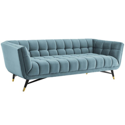 Adept Upholstered Velvet Sofa | Polyester by Modway