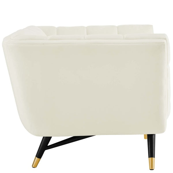 Adept Upholstered Velvet Armchair | Polyester by Modway