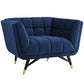 Adept Upholstered Velvet Armchair | Polyester by Modway