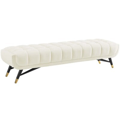 Adept Upholstered Velvet Bench | Polyester by Modway