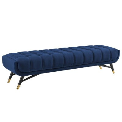 Adept Upholstered Velvet Bench | Polyester by Modway