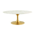 Lippa 42" OvalShaped Artifical Coffee Table by Modway