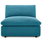 Commix Down Filled Overstuffed Armless Chair | Polyester by Modway