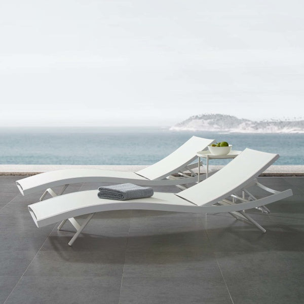Glimpse Outdoor Patio Mesh Chaise Lounge Chair by Modway