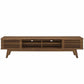 Render 70" Entertainment Center TV Stand in Walnut Walnut by Modway