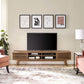 Render 70" Entertainment Center TV Stand in Walnut Walnut by Modway