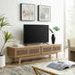Render 71" TV Stand Walnut in Brown by Modway