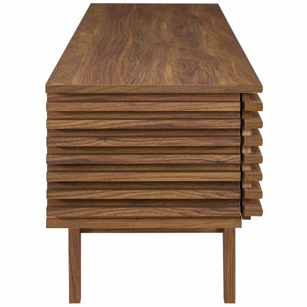 Render 71" TV Stand Walnut in Brown by Modway