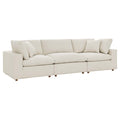Commix Down Filled Overstuffed 3-Piece Sectional Sofa Set | Polyester by Modway