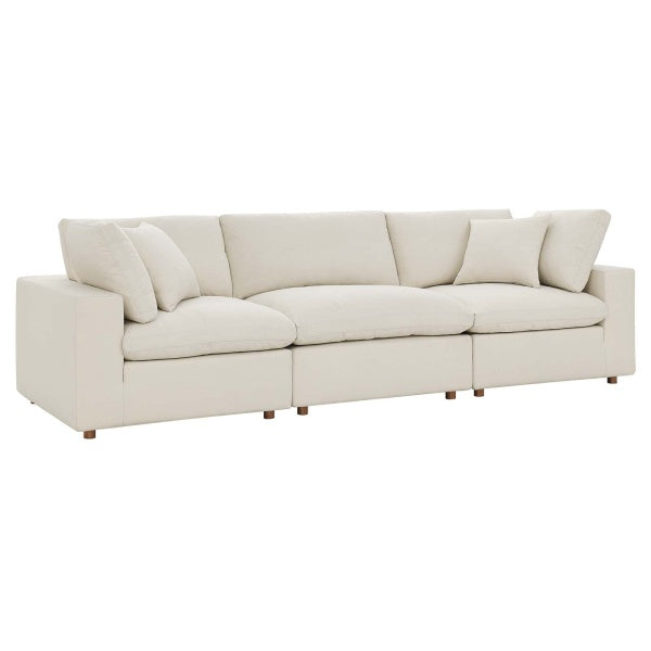 Commix Down Filled Overstuffed 3-Piece Sectional Sofa Set | Polyester by Modway