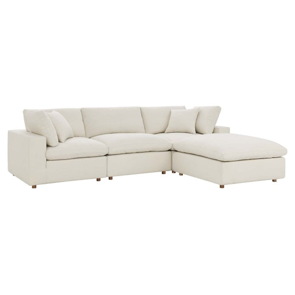 Commix Down Filled Overstuffed 4 Piece Sectional Sofa Set by Modway