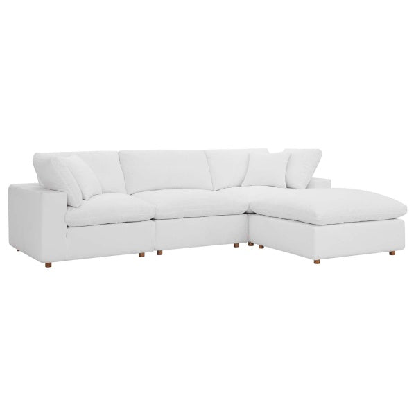 Commix Down Filled Overstuffed 4 Piece Sectional Sofa Set by Modway