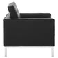Loft Tufted Upholstered Faux Leather Armchair by Modway