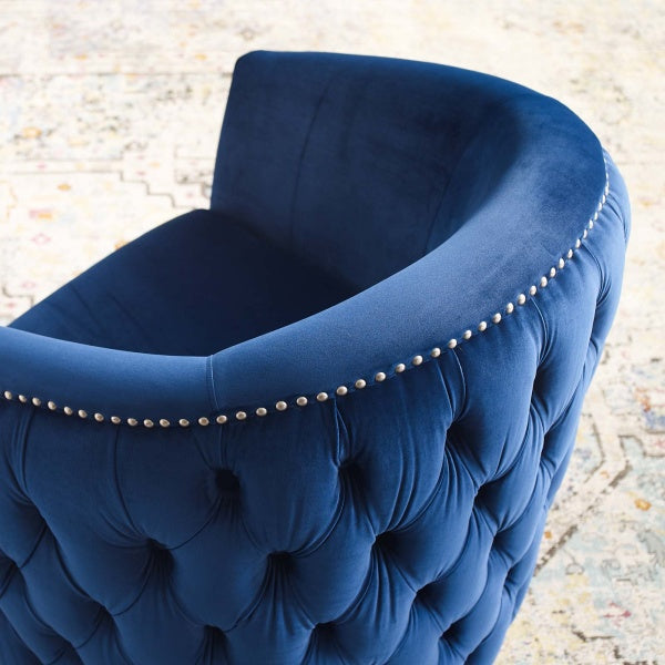 Rogue Swivel Performance Velvet Armchair by Modway