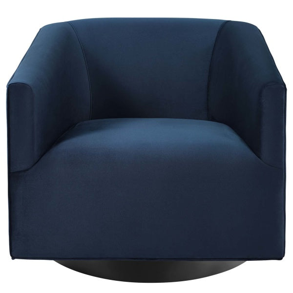 Twist Accent Lounge Performance Velvet Swivel Chair by Modway