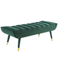 Guess Channel Tufted Performance Velvet Accent Bench by Modway