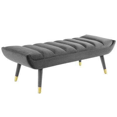 Guess Channel Tufted Performance Velvet Accent Bench by Modway
