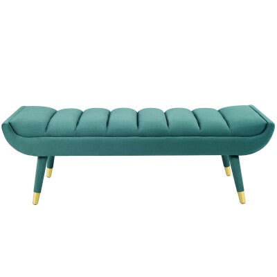 Guess Channel Tufted Performance Velvet Accent Bench by Modway