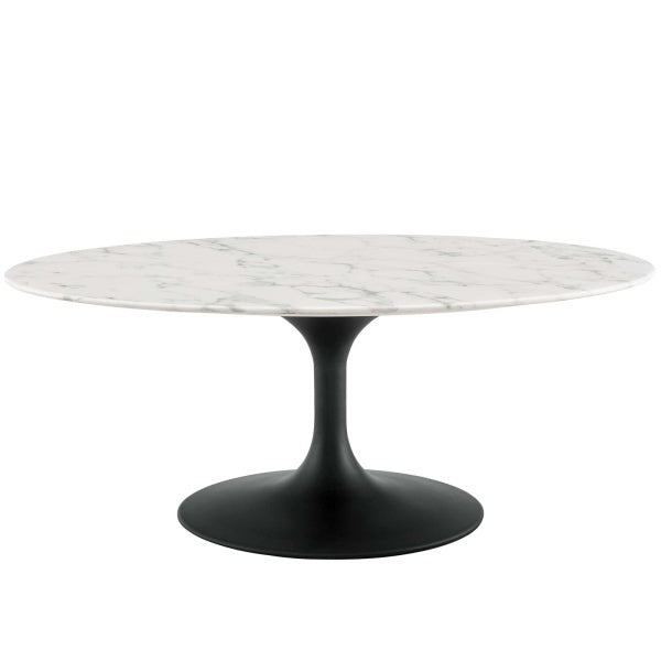 Lippa 42" OvalShaped Artifical Coffee Table by Modway