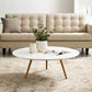 Lippa 40" Round Wood Top Coffee Table with Tripod Base By Modway