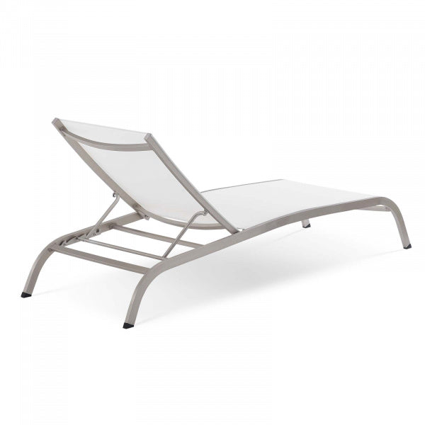 Savannah Outdoor Patio Mesh Chaise Outdoor Patio Lounge Chair by Modway