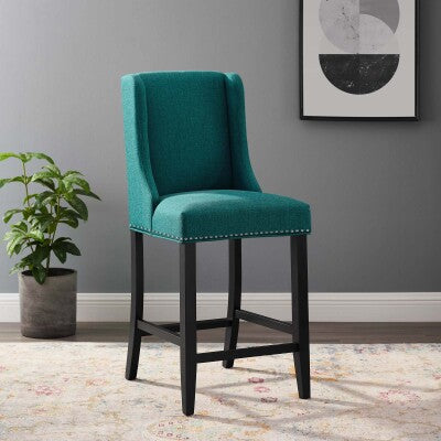 Baron Upholstered Fabric Counter Stool by Modway