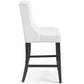 Baron Faux Leather Counter Stool White by Modway