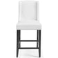 Baron Faux Leather Counter Stool White by Modway