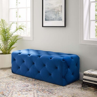 Anthem 48" Tufted Button Entryway Performance Velvet Bench by Modway